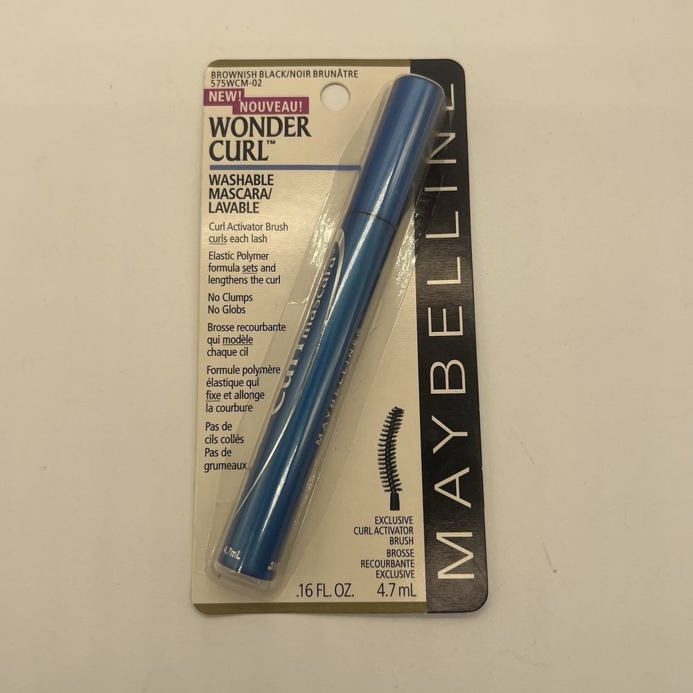 Maybelline Wonder Curl Washable Mascara Brownish Black 575WCM-02